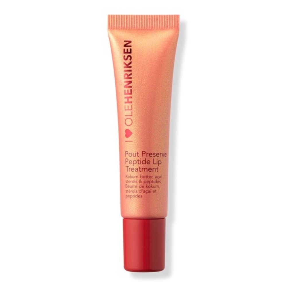✨ Ole Henriksen Pout Preserve Lip Treatment in Strawberry Sorbet Glimmer 🎀